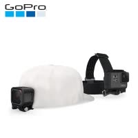 GoPro哥普乐头带+QuickClip ACHOM-001 可调节适用机型HERO5 HERO6 HERO7 背带