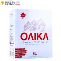 加拿大原装进口班芙OAIKA天然饮用水5L(家庭装饮用山泉水) 5L