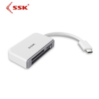 飚王 TYPE-C USB3.0 电脑读卡器 多合一读卡器 SCRM610