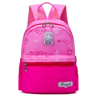 2018开学季新款 透气耐磨 减负护脊 防水防刮 可爱小熊儿童双肩包