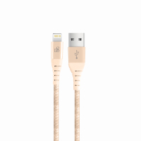D8 苹果编织数据线MFi认证正品iPhoneX/8/5cSE6s/7Plus手机充电器线多功能充电 金色1米