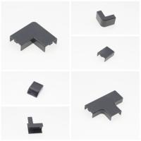 CCSM1 20*10 PVC线槽配件走线明装 平弯直接阴角阳角堵头三通 10个