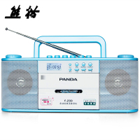 熊猫(PANDA) F-233语言磁带复读机收录机u盘磁带MP3录音机转录机usb播放器播放机插卡学习机 蓝色 1台