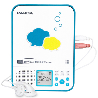 熊猫(PANDA) F-386英语光盘CD复读机学习机MP3播放机U盘插卡充电录音机 蓝色 1台