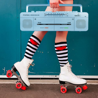 熊猫(PANDA) F-536双卡录音机U盘复读机磁带插卡老人播放机收音机教师教学机收录机 蓝色 1台