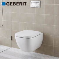 [官方旗舰店]Geberit吉博力壁挂式马桶套餐入墙式酷方隐藏水箱家用冲落式墙排坐便器