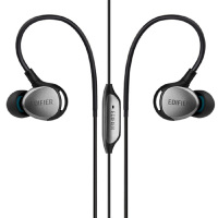 漫步者(EDIFIER) H281PS 运动耳机挂耳式入耳带麦线控重低音防水 火山银(单位:副)