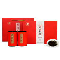 西湖龙冠滇红红茶云南滇红红茶茶叶双罐礼盒装50g*2