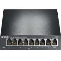 水星(MERCURY) 非网管 8口POE兆网口 标准POE供电 交换机 S109PS 百兆/65W 1台 单位:台