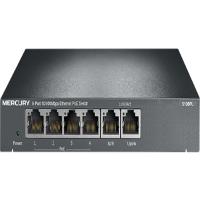 水星(MERCURY) S106PL 6口百兆PoE交换机监控专用双上联端口PoE供电模块 1台 单位:台