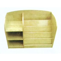 峰翼 幼儿儿童图书柜/书报架 幼儿园图书柜单面书架尺寸120*35*80松木