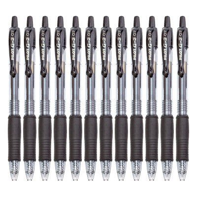 百乐BL-G2-7-B 0.7mm 黑色 G2啫喱笔 办公 家庭 商务 多种用途签字笔