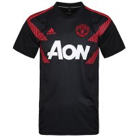 阿迪达斯(adidas) 男子 MUFC H PRESHI足球 曼联训练短袖 CW5824