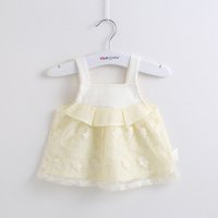 卡比一木 蕾丝公主裙双层裙子浪漫话语吊带裙子KM1598