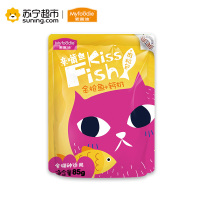 麦富迪 猫湿粮肉粒包 亲嘴鱼金枪鱼+钙奶85g*12