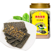 波力 海苔荞麦夹心脆 96g (约48包)紫菜脆片海苔儿童休闲食品