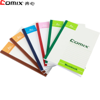 齐心(comix)C4506 A5胶装本 80张软面抄 彩色笔记本 软抄本 会议本 心情日记本 办公用品 颜色随机
