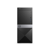 戴尔(dell) 成就Vostro3070-R13N8B 台式电脑主机(i3-8100 4G 1T+128G 黑)