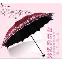 天堂伞时尚遮阳伞33230E(57CM×8K)