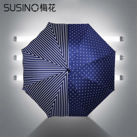 SUSINO梅花防晒防紫外线晴雨两用折叠雨伞NX028(570MM×8K)