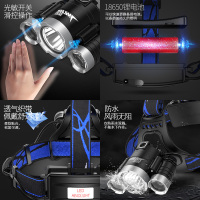 探露LED强光充电感应头灯