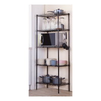 林海清风LH-911置物架加宽金属收纳层架子落地阳台卧室客厅杂物架