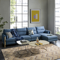 顾家家居kuka 布艺沙发客厅整装北欧现代小户型实木家具 2052