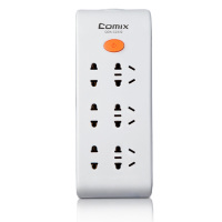 齐心 QDA-C802 插座/8位*2.8米 白灰