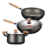 JSYO-礼拉芙原木不粘3件套锅 zx1910
