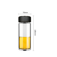 万象(WANXIANG) U1 玻璃杯单层玻璃水杯 单个装