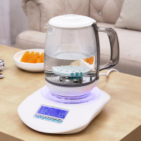 水宜生A433 电热水壶玻璃 弱碱性养生除氯恒温家用办公烧水壶 1.2 L