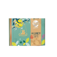 乐琪 明月无蔗糖月饼(紫薯味无蔗糖月饼*2+南瓜味无蔗糖月饼*2+椰子味无蔗糖月饼*4)单盒装