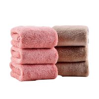 杉喜(10条装)S-9008珊瑚绒吸水毛巾30*50 柔软舒适毛巾擦脸巾擦手巾 随机发货