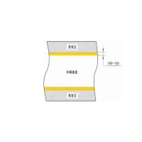 福正FUZHENG100mm~150mm 车辆通道边缘警示线 蓄光材料/米