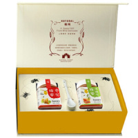 名物蜜之语A1 枣花蜂蜜500g*1瓶 洋槐花蜂蜜500g*1瓶 蜂蜜陶瓷勺*1