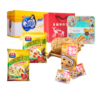 3-103 西饼什锦礼盒+盼盼梅尼耶面包干+谷物早餐 +每日坚果