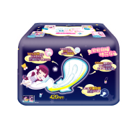 七度空间少女系列纯棉纤巧超长夜用10片装QSA6910