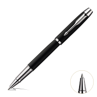 PARKER派克IM纯黑丽雅白夹宝珠笔PK006