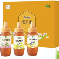 山萃（SUNDRY） 蜂蜜礼盒 中粮“山萃纯正蜜”礼盒750g（产品升级新老口味随机发货）