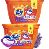 汰渍 Tide 三色球 3合1洗衣凝珠(洁净薰香)18颗/盒*6*1箱 非洗衣液