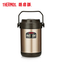 膳魔师(THERMOS) 焖烧锅高真空不锈钢便携保温节能调理提锅 RPF-20 1.5L