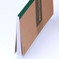 得力deli7672-A5/30页无线装订本软面抄记事本软抄本办公笔记本简约学生作业笔记本 12本装