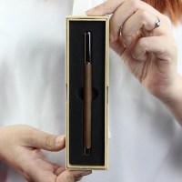 晨光文具钢笔墨水笔原木金属学生创意礼品笔木之语 AFPY3005