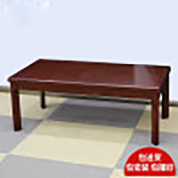 宫灯G-0141 现代简约钢木茶几 1200*600*450