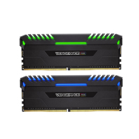 美商海盗船 复仇者RGB灯条 CMR16GX4M2D3000C16 台式机内存16G 3000 DDR4 8G*2