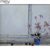 每涯艺术 唐雪峰《竟夕起相思》 艺术家原创油画艺术品收藏 客厅卧室玄关餐厅办公室居家装饰 挂画