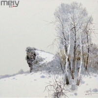 每涯艺术 陈正帅《苍茫大地主沉浮》NO.10艺术家原创油画艺术品收藏 客厅卧室玄关餐厅办公室居家装饰 挂画