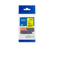格之格 标签色带 适用兄弟标签机色带 12mm TZe-631 黄底黑字 标签打印机色带