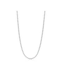 【直营】TIFFANY&CO.蒂芙尼 925银 欧美风格 女士小圆珠项链 24英寸 送恋人