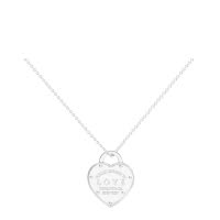 [直营]TIFFANY&CO.蒂芙尼925银欧美风格RETURN TO TIFFANY系列时尚女士心形银色吊坠项链送恋人